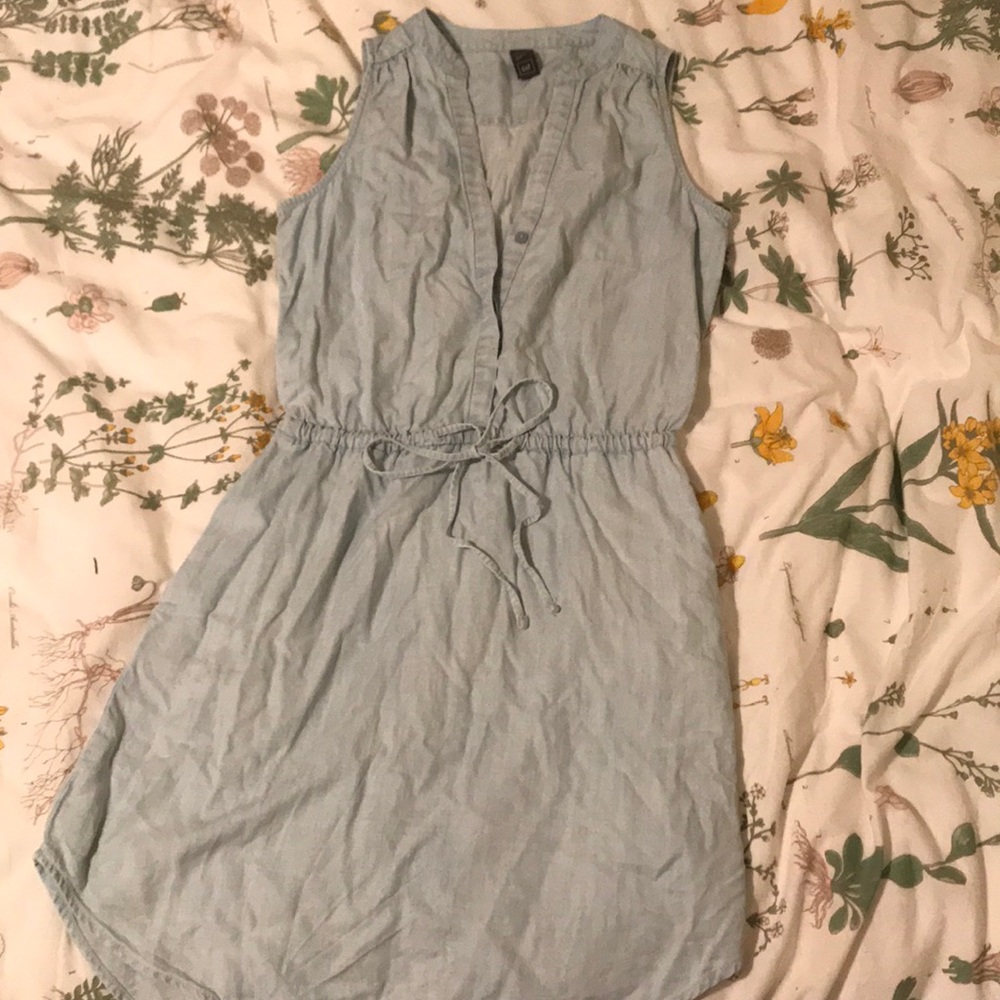 Gap Chambray Tank Dress with Pockets